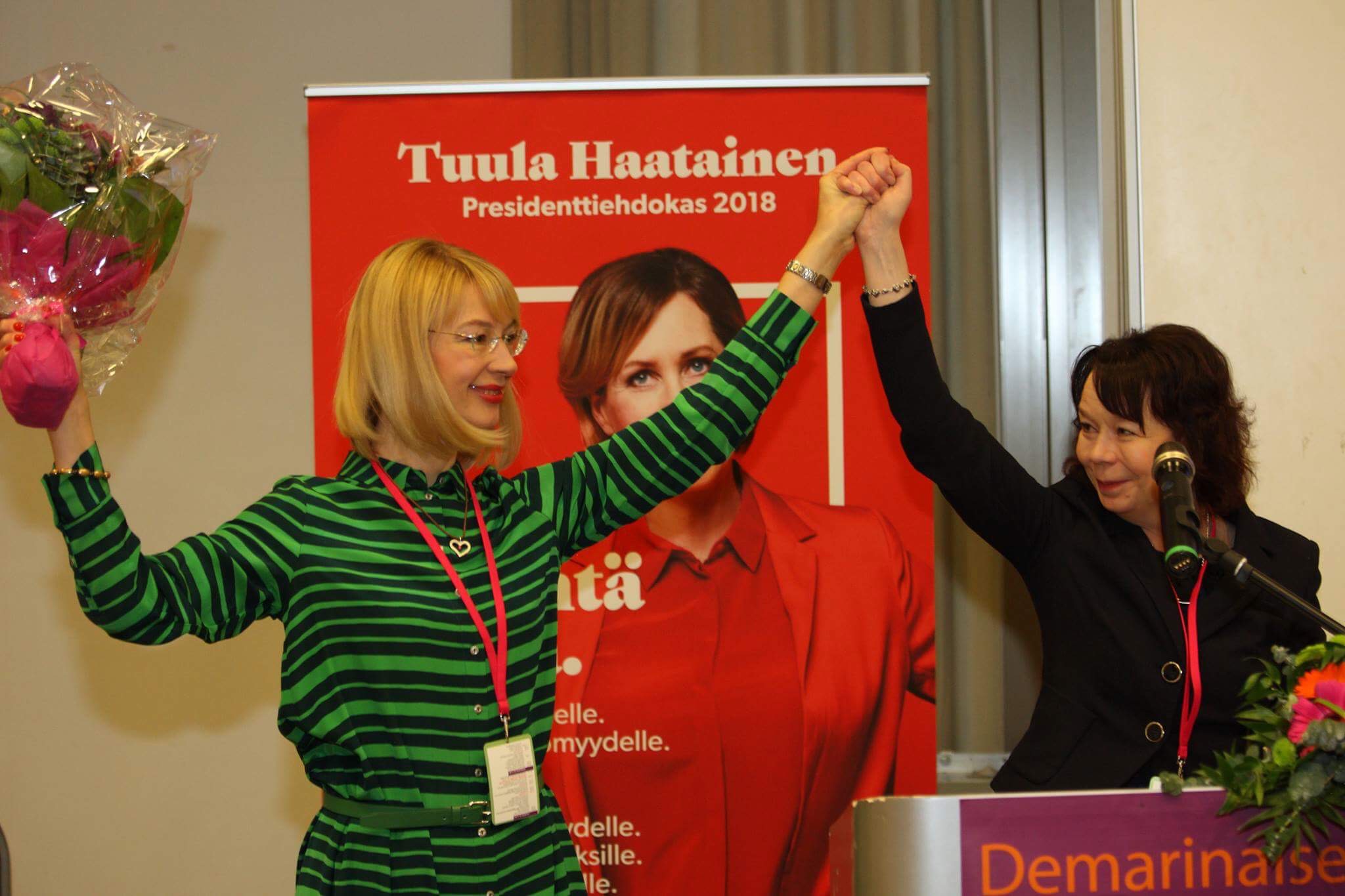 Työ Demarinaisten johdossa jatkuu!