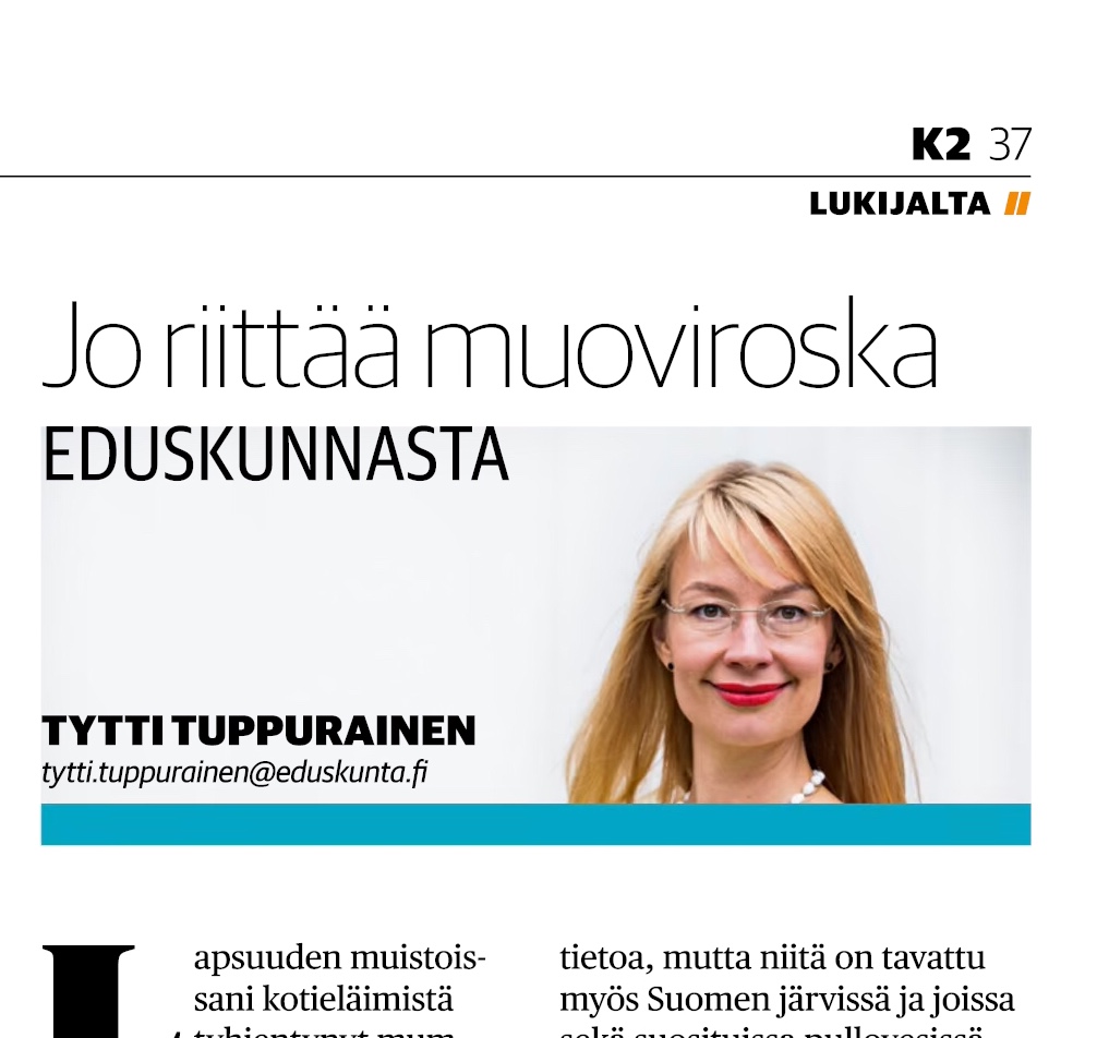 Jo riittää muoviroska
