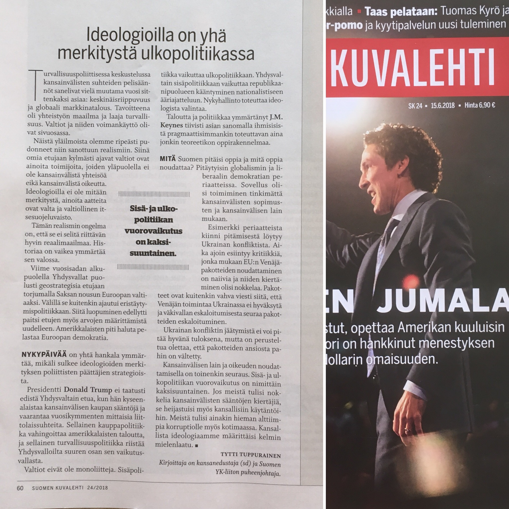 Ideologioilla on yhä merkitystä ulkopolitiikassa