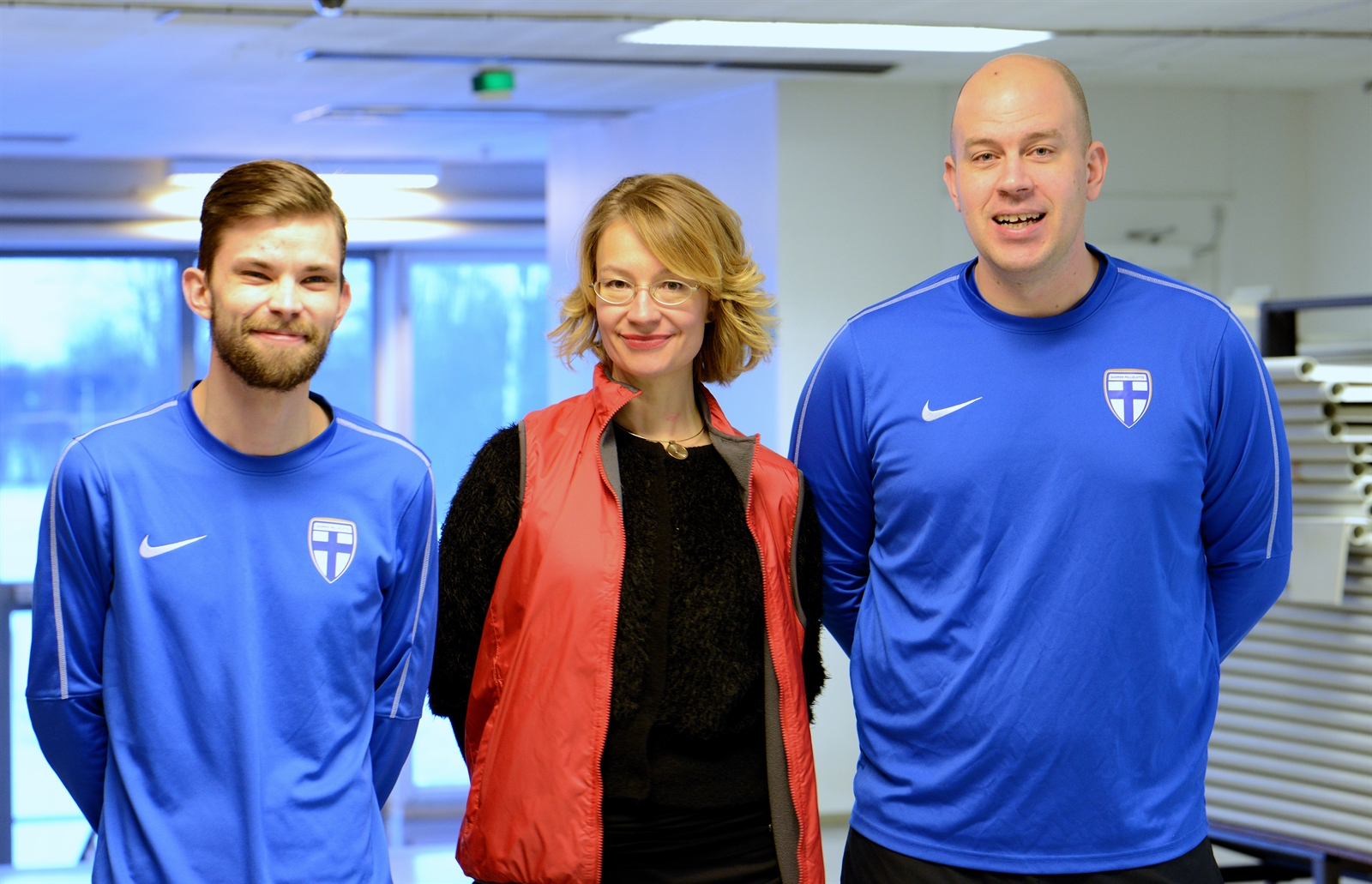 Futsal-otteluemäntänä Oulun Urheilutalolla 12.1.2019
