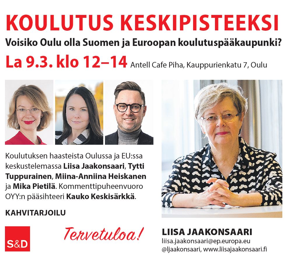 Nyt puhutaan koulutuksesta – tavataan lauantaina Antell Cafe Pihassa!