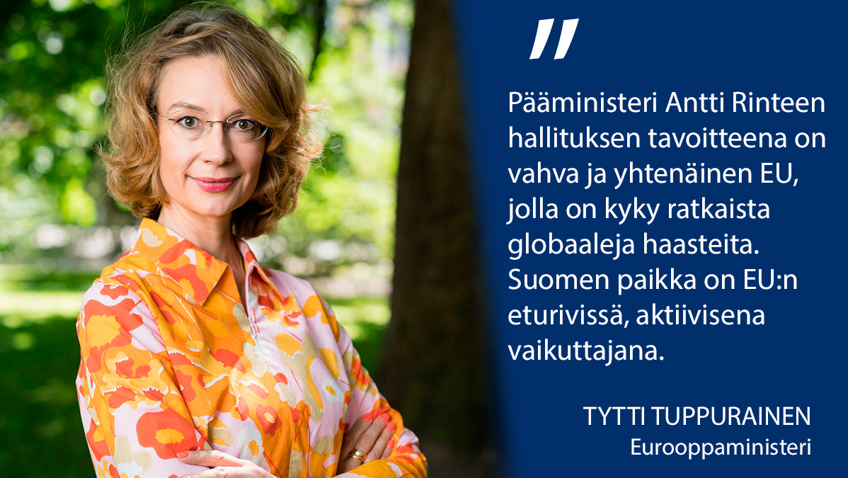 Eurooppa-poliittinen linjapuheeni