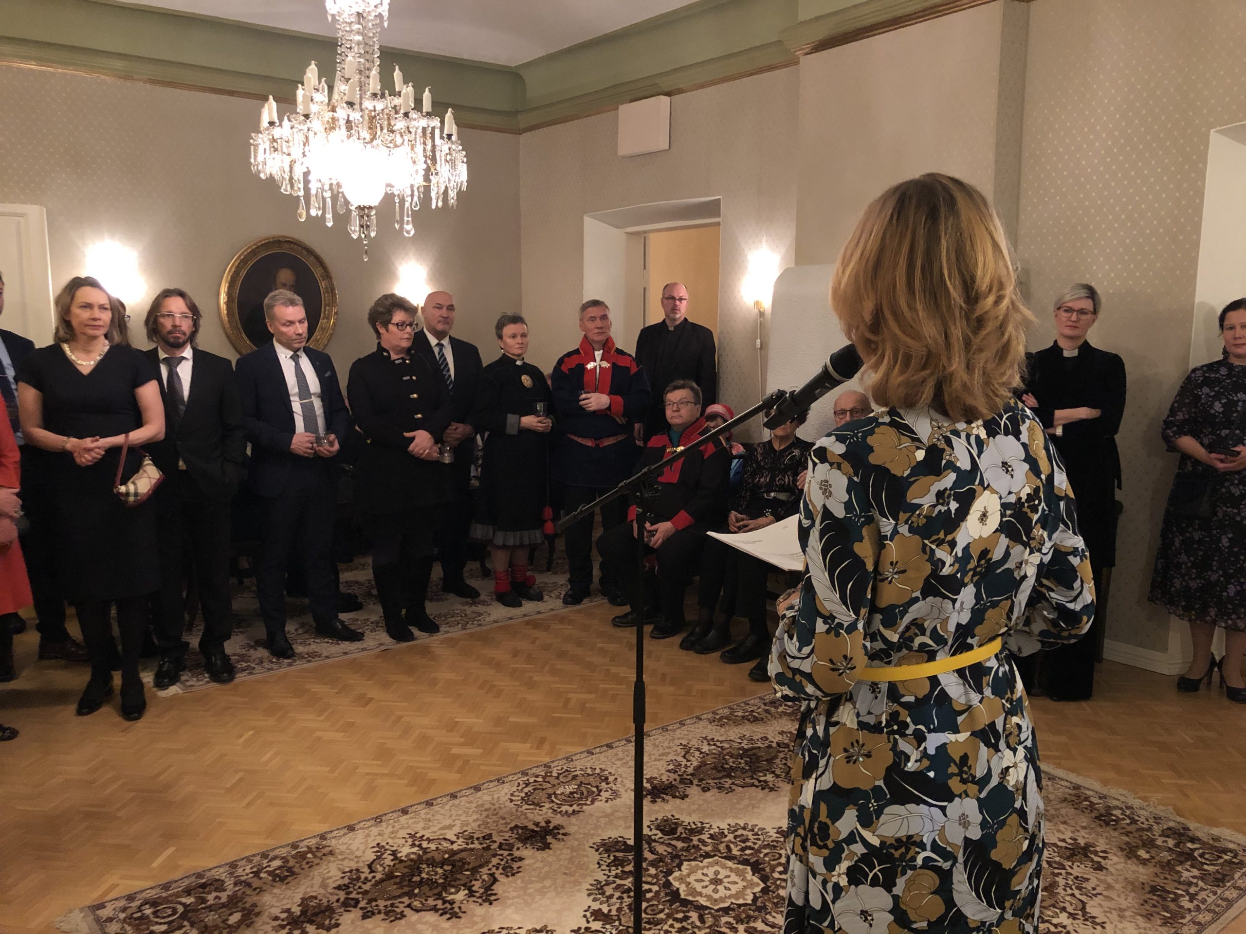 Puheeni piispan adventtivastaanotolla