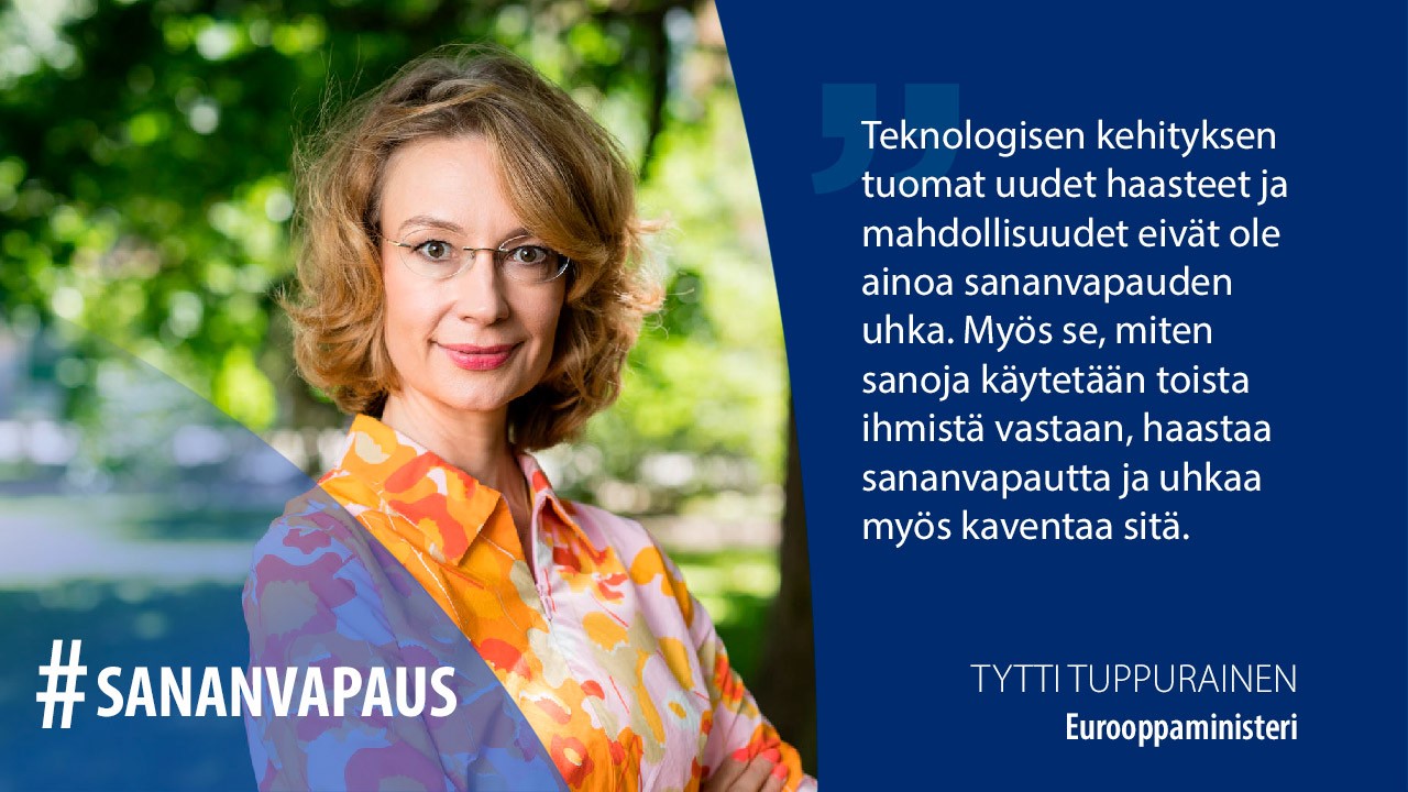 Puheeni Hanasaaren sananvapauspäivässä: Sananvapaus muuttuvassa Euroopassa