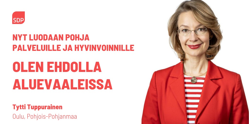 Olen ehdolla aluevaaleissa