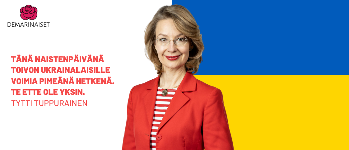 Tänä naistenpäivänä ruusut vaativat rauhaa