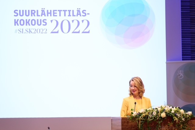Puheeni Suurlähettiläskokouksessa 24.8.22