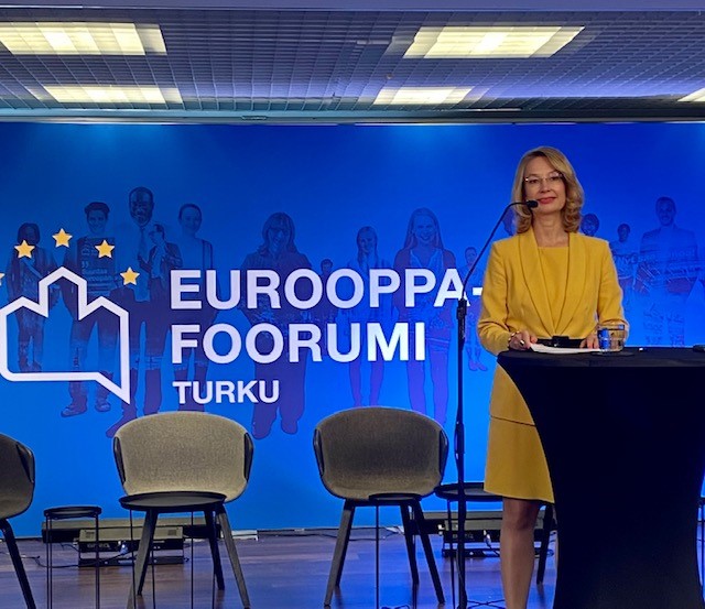 Puheenvuoroni Turun Eurooppa-Foorumissa 25.8.22