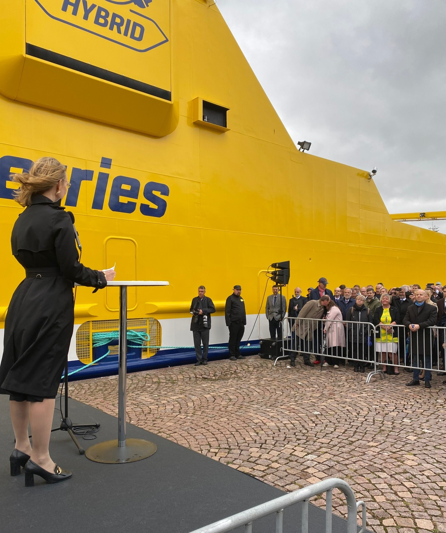 Puheeni akkuhybridilautta Alteran kastetilaisuudessa 14.9.